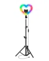 Supersonic Pro 1 Live Stream 10in Heart Ring Light In Black
