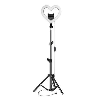 Supersonic Pro Live Stream 10" Heart Shaped Selfie Ring Light (sc-2310srh)