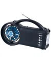 SUPERSONIC SUPERSONIC SOLAR POWER BLUETOOTH SPEAKER WITH FM RADIO/LED TORCH LIGHT/FAN