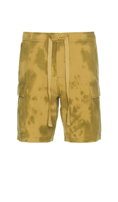 Supervsn Cargo Shorts In Yellow