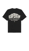 Supervsn Self Realization Short Sleeve Tee In 블랙