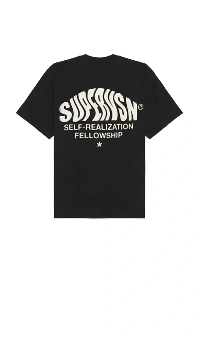 Supervsn Self Realization Short Sleeve Tee In 블랙