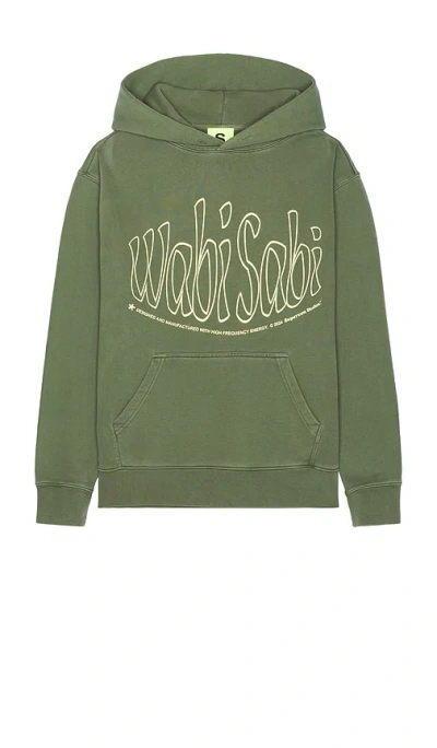 Supervsn Wabi Sabi Hoodie In 藓绿