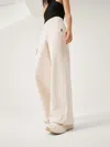 Supesu Women's Blue / Black / Brown Cubby Sweatpants, Wide Leg In Blue/black/brown
