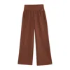 Supesu Women's Brown Cubby Sweatpants, Wide Leg - Caramel Macchiato In Brown