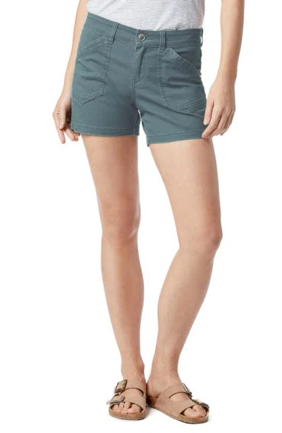 Supplies By Union Bay Alix Twill Shorts In Smokey Spruce