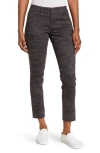 Supplies By Union Bay Clair Moto Stretch Camo Twill Pants In Galaxy Grey