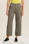 Supplies By Union Bay High Waist Crop Wide Leg Pants In Trench