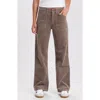 Supplies By Union Bay Marcie High Waist Wide Leg Corduroy Pants In Light Falcon