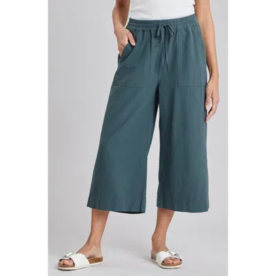 Supplies By Unionbay Dennie Solid Crop Cotton Gauze Pants