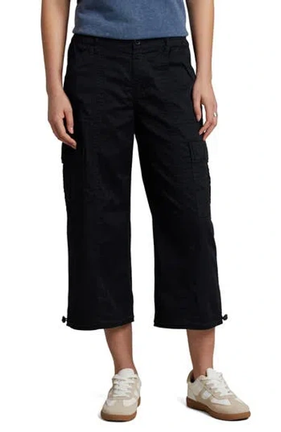 Supplies By Unionbay Faye Crop Cargo Pants In Black