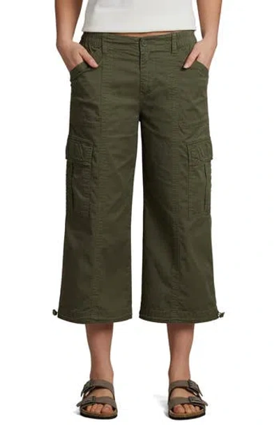 Supplies By Unionbay Faye Crop Cargo Pants In Green