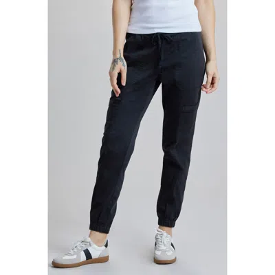 Supplies By Unionbay Milla Cotton Blend Sateen Joggers In Black