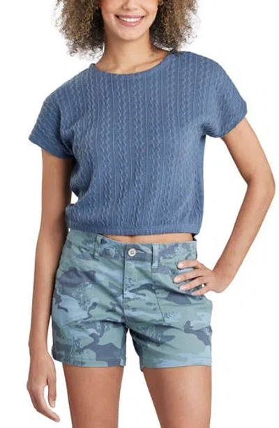 Supplies By Unionbay Noah Cable Stitch Top In Atmosphere