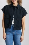 Supplies By Unionbay Shawna Short Sleeve Stretch Cotton Crop Jacket