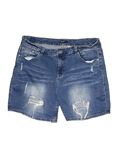 Pre-owned Supplies Denim Shorts In Blue