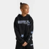 Supply & Demand Big Kids Denim Stars Pullover Hoodie