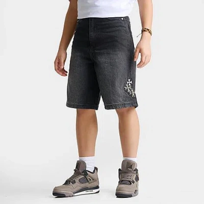 Supply & Demand Big Kids Slate Denim Shorts In Black