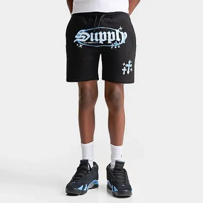 Supply & Demand Big Kids Trebport French Terry Shorts In Black