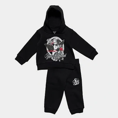 Supply & Demand Babies' Infant Feller Pullover Hoodie And Jogger Pants Set In Black
