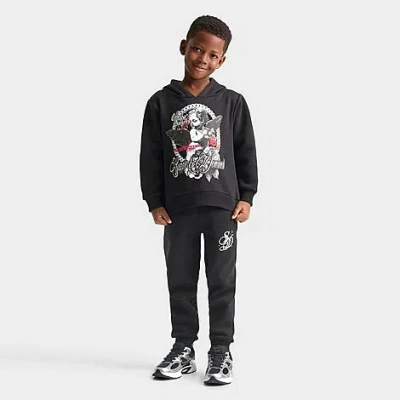 Supply & Demand Kids Feller Po Hood Set In Black