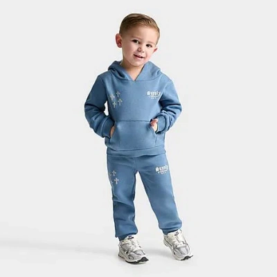 Supply & Demand Kids Orthodox Po Hood Set In Blue