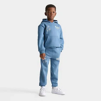 Supply & Demand Little Kids Orthodox Pullover Hoodie And Jogger Pants Set In Blue