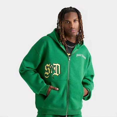 Supply & Demand Men's Atomic Full-zip Hoodie In Green