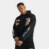 Supply And Demand Men's Boyd Pullover Hoodie In Black