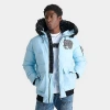 Supply And Demand Men's Camber Short Parka Jacket In Cool Blue