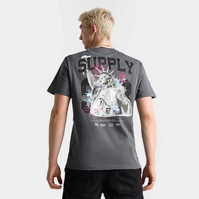Supply And Demand Men's Grimmy T-shirt In Irongate