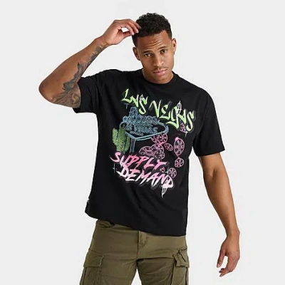 Supply And Demand Men's Las Vegas Graphic T-shirt In Black