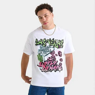 Supply And Demand Men's Las Vegas Graphic T-shirt In White