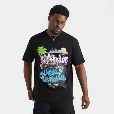 Supply And Demand Men's Los Angeles Graphic T-shirt In Black