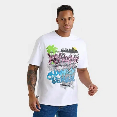 Supply And Demand Men's Los Angeles Graphic T-shirt In White