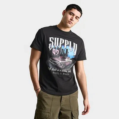 Supply And Demand Men's Lowrider Graphic T-shirt In Black