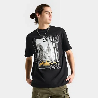 Supply And Demand Men's Nyc Slicker Graphic T-shirt In Black