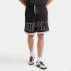 Supply And Demand Men's Script Mesh Shorts In Black/white