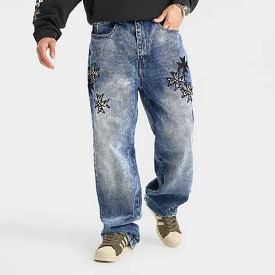Supply & Demand Men's Slater Baggy Denim Jeans In Black