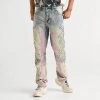 Supply And Demand Men's Smoke Rise Dystopia Straight Denim Jeans In Ombre Blue