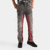 Supply And Demand Men's Smoke Rise Dystopia Straight Denim Jeans In Shibuya Black