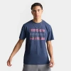 Supply And Demand Sonneti Men's London Acer Graphic T-shirt In Navy/sachet Pink