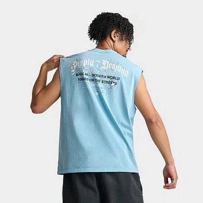 Supply & Demand Men's Stacker Sleeveless T-shirt In Blue