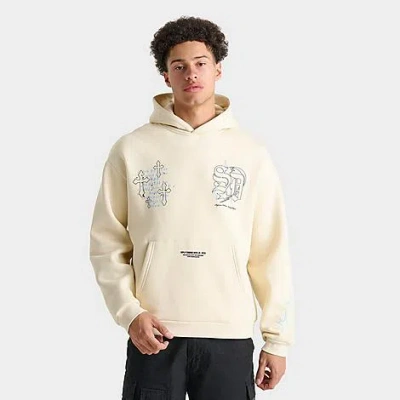 Supply And Demand Men's Vito Pullover Hoodie In Off White