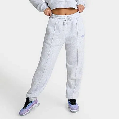Supply And Demand Pink Soda Sport Women's Fuse Fleece Jogger Pants In Ice Marl