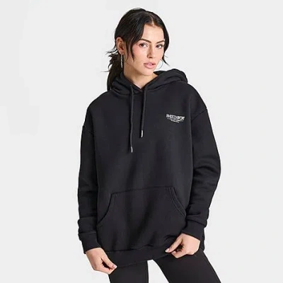 Supply And Demand Pink Soda Sport Women's Fuse Hoodie In Black 