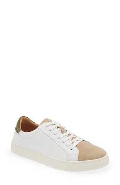 Supply Lab Lelo Sneaker In White/taupe/olive