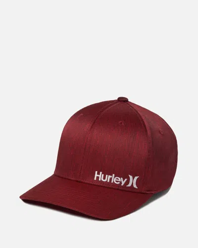 Supply Men's Corp Textures Hat In Burgundy