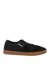 Supra Woman Sneakers Black Size 6 Leather, Textile Fibers In Black