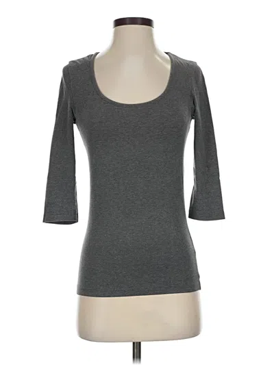 Pre-owned Supre 3/4 Sleeve T-shirt In Gray
